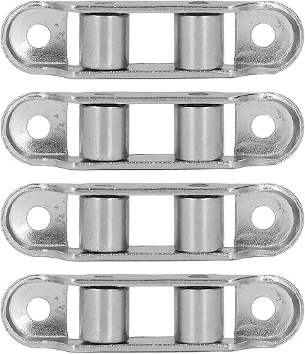 Miniatura 8 de 4 piezas de polea de acero inoxidable,Ensamblaje de rodillos de puerta corredera de patio,Reemplazo de rodillos de puerta de vidrio