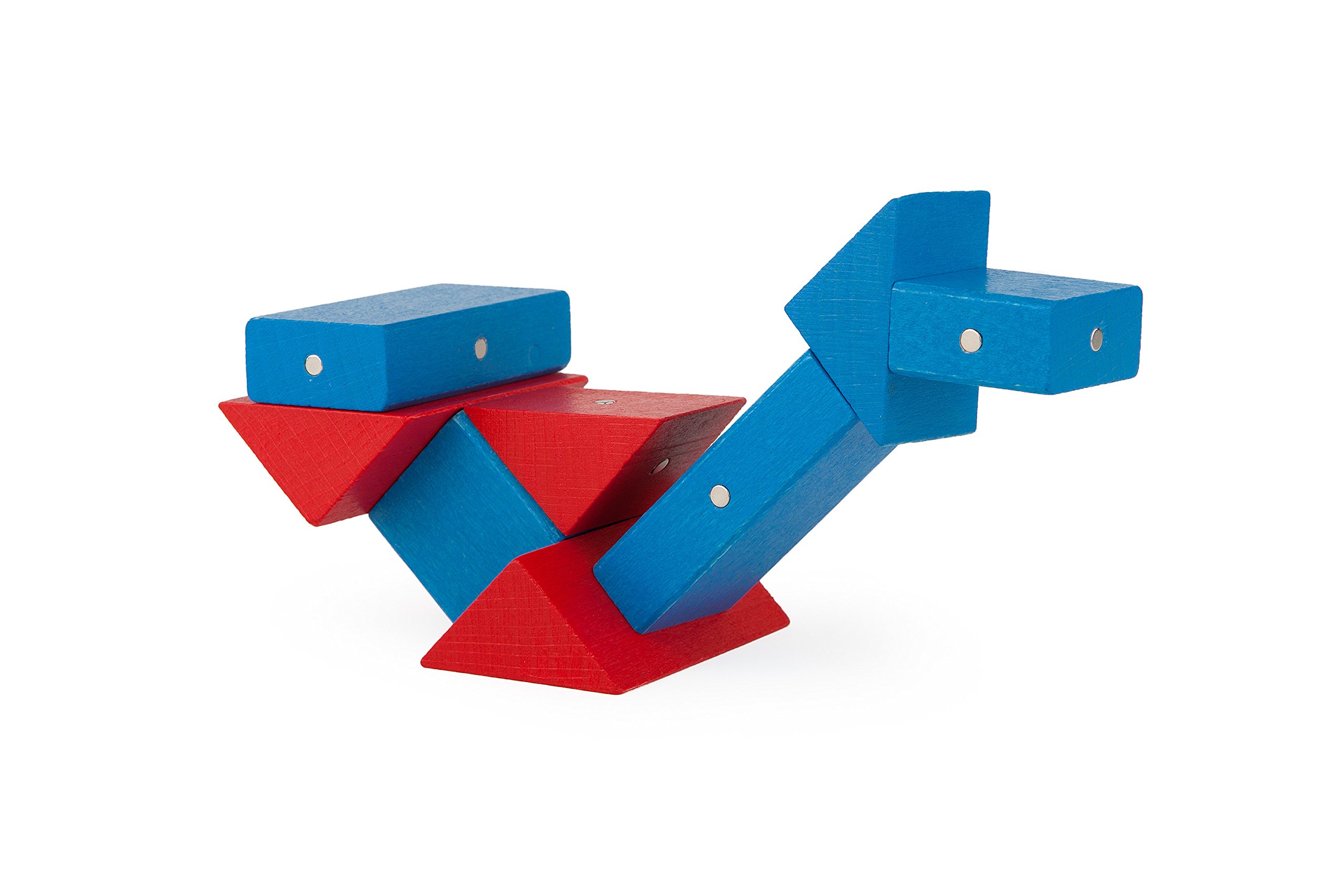K4030 C Blocchi magnetici in Legno, Multicolore
