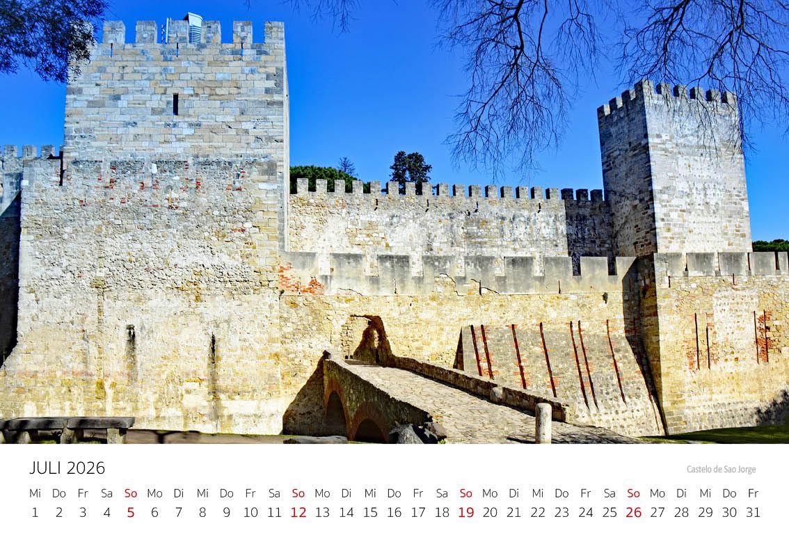 Seelenzauber Tischkalender Reisezauber Portugal DIN A5 Kalender für
