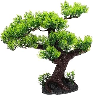 BUGUUYO Fish Tank Landscaping Tree Artificial Plants Aquarium Trendy Decor Faux Plants Miniatures Betta Fish Tank Fish Tank Tree Decor Plants Adornment Accessories Resin Big Fish Tank