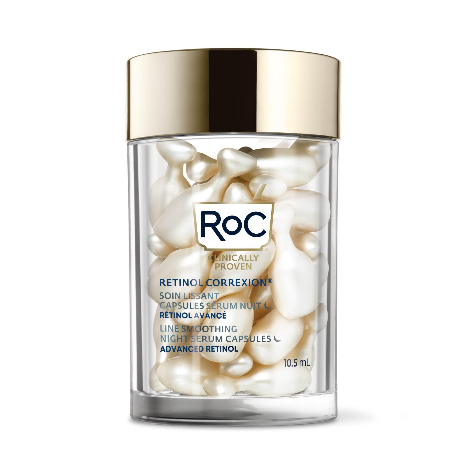 ROC RETINOL CORREXION LINE SMOOTHING NIGHT SERUM CAPSULES 30 CT