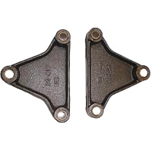 Pair 4" Tall Equalizers 9/16" Holes 6" Wide Trailer Axle Spring Pivot Center EQ-310-LOT2