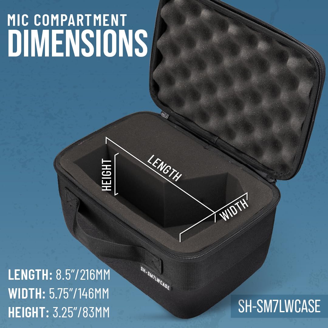 Amazon | Shure by Gator キャリングケース Shure SM7シリーズ専用設計