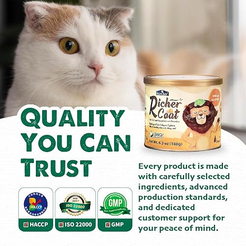 Miniatura 8 de Blue Bay Suplemento en polvo más rico para abrigo, piel y pelaje, apoya la piel sana y el pelaje brillante, promueve el crecimiento del cabello,