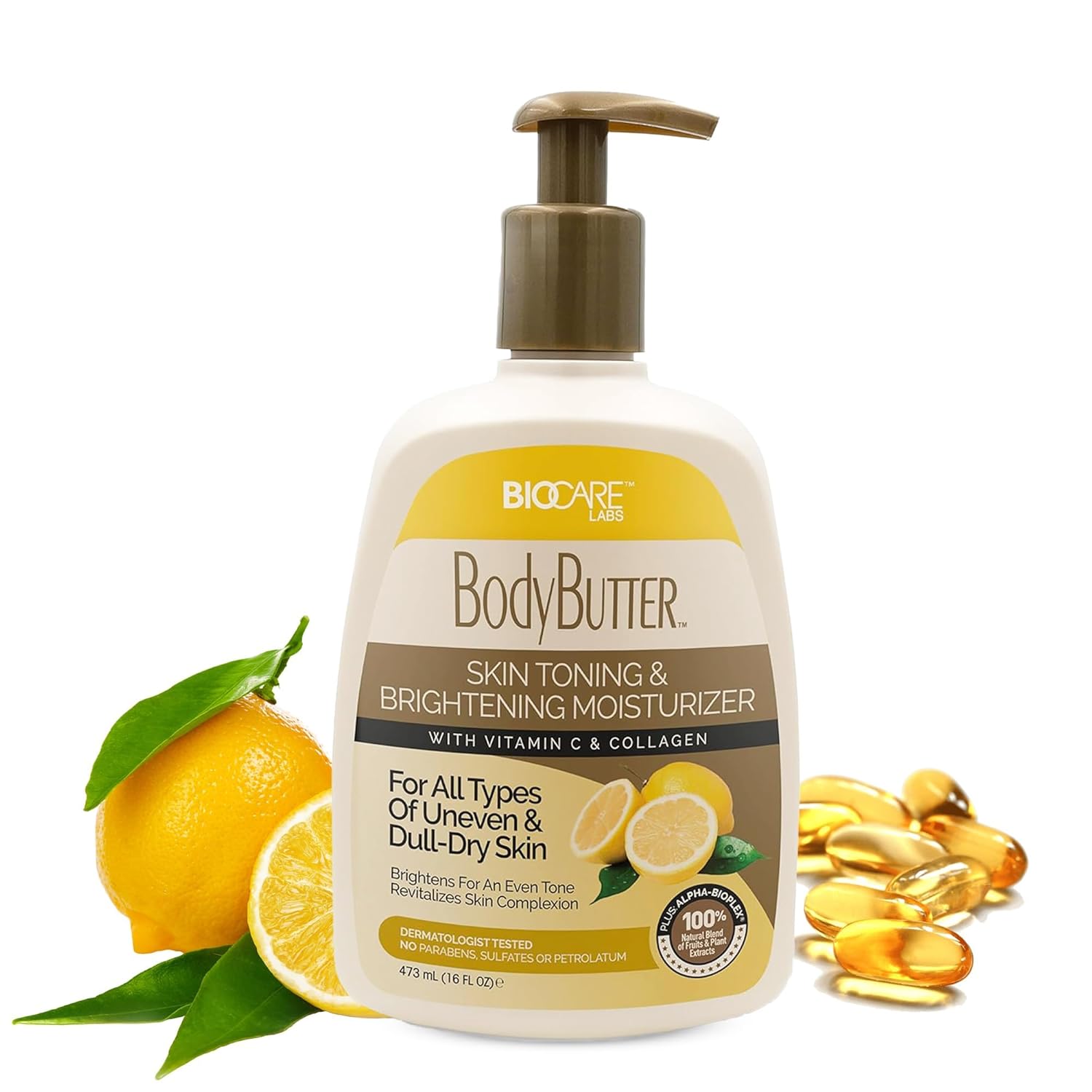 Biocare Labs Vitamin C & Collagen Moisturizing Body Butter Body Cream