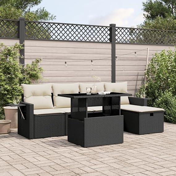 Homgoday 6Piece Garden Lounge Set Garden Furniture Lounge Furniture