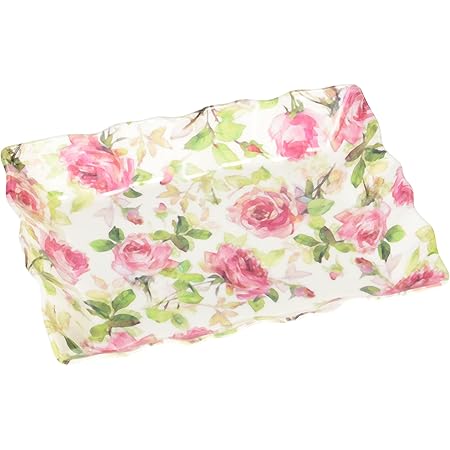 Amazon Co Jp ロイヤルアーデン トレー トレイ お盆 すべり止め加工 ノンスリップ 花柄 薔薇 クロエローズ 41 28cm ホーム キッチン