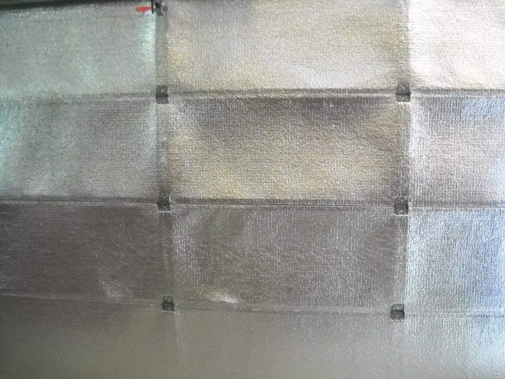US Energy Products Supershield Reflective Foil Single Car Garage Door Insulation Foam Core Kit (Fits 8x7 8x8 9x7 9x8)