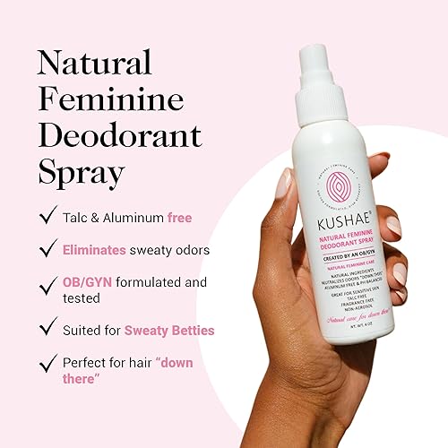 Miniatura 3 de Kushae Paquete de cuidado de la higiene femenina  Lavado espumoso suave 2 en 1 para equilibrar el pH y mantener la frescura  Desodorante femenino en
