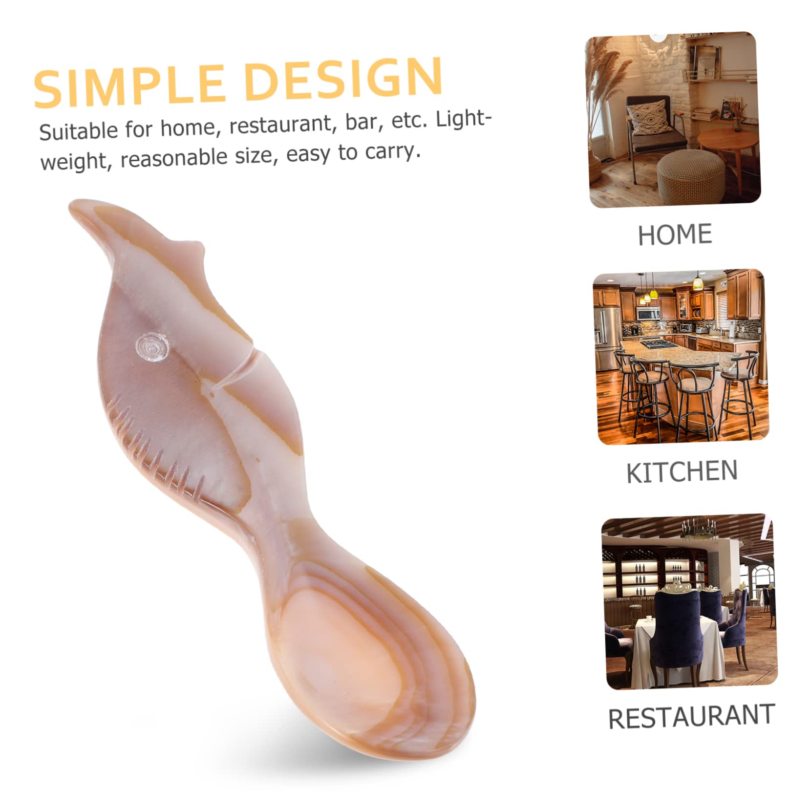 Garneck Shell Spoon Mini Tasting Spoons for Yogurt Soup Ideal for Gourmet Party