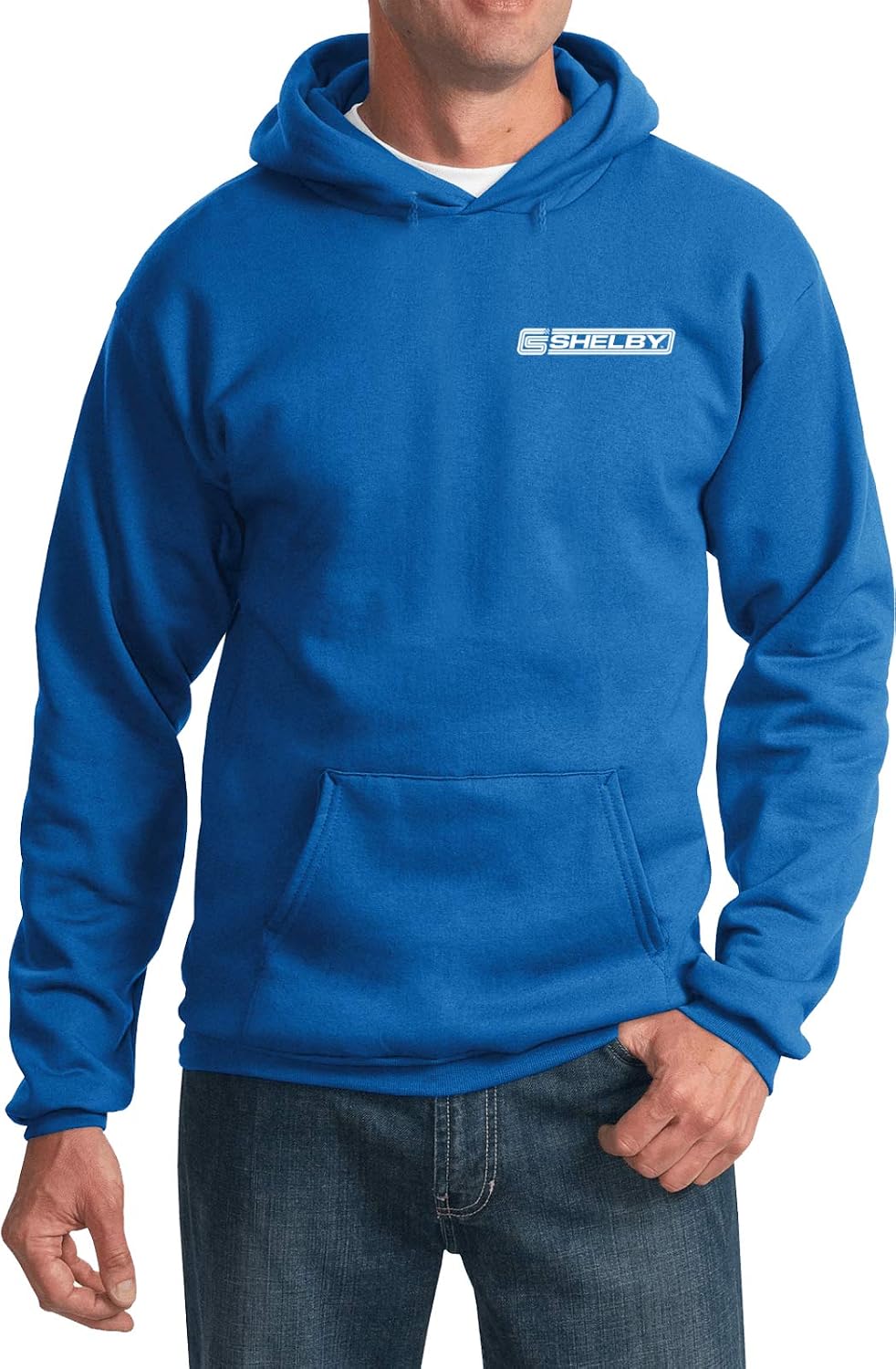 Ford Mustang Hoodie Shelby Crest Pocket Print