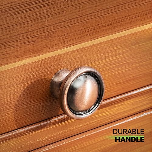 Miniatura 4 de Magshion Estantería de bambú marrón de 1 nivel con puertas abatibles, organizador independiente para el hogar u oficina, despensa, armario de