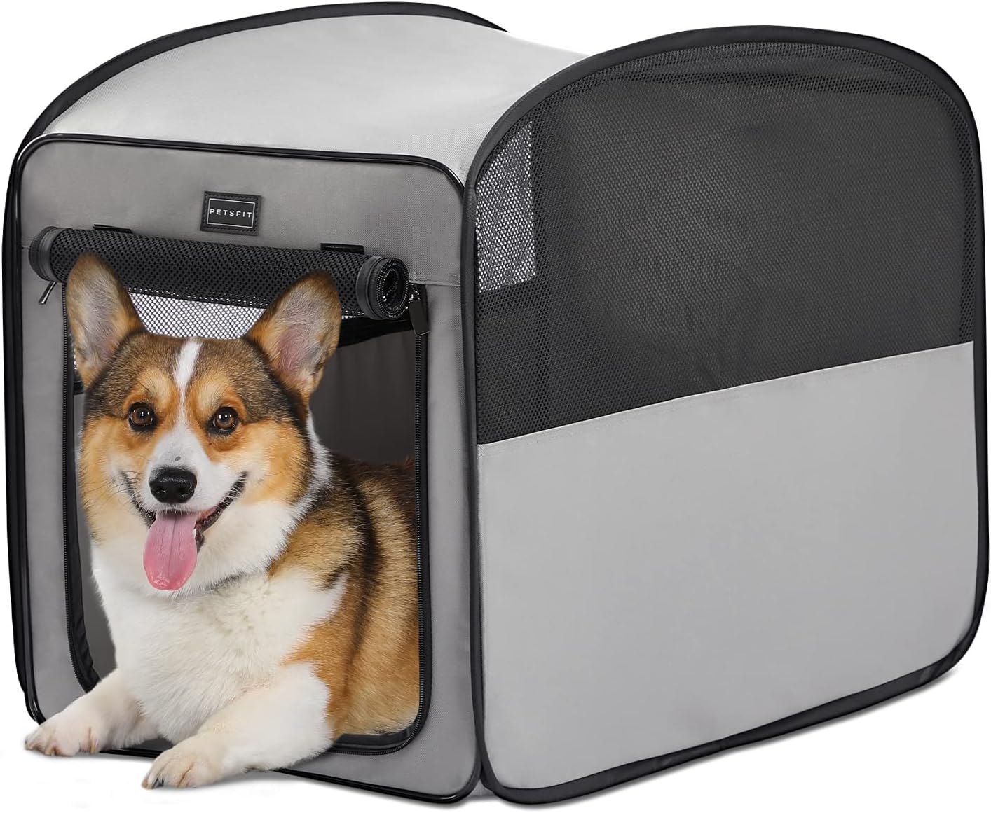 Petsfit Collapsible Dog Crate for Travel