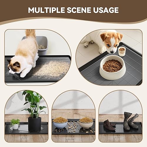 Miniatura 6 de Bandeja de Repuesto para Jaula de Perro de 41.1", compatible con Jaula de Perro de Metal, Bandejas para Jaula de Perro, Bandeja de Plástico