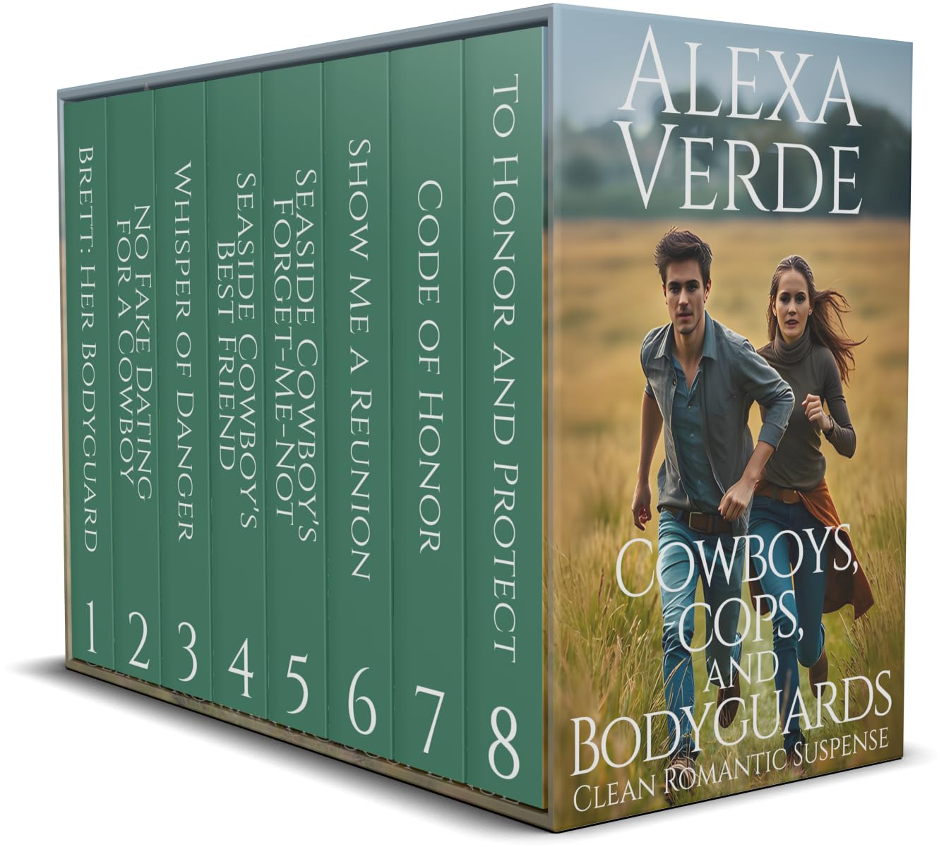 Cowboys, Cops, & Bodyguards: Eight clean romances with protective heroes worth falling in love with