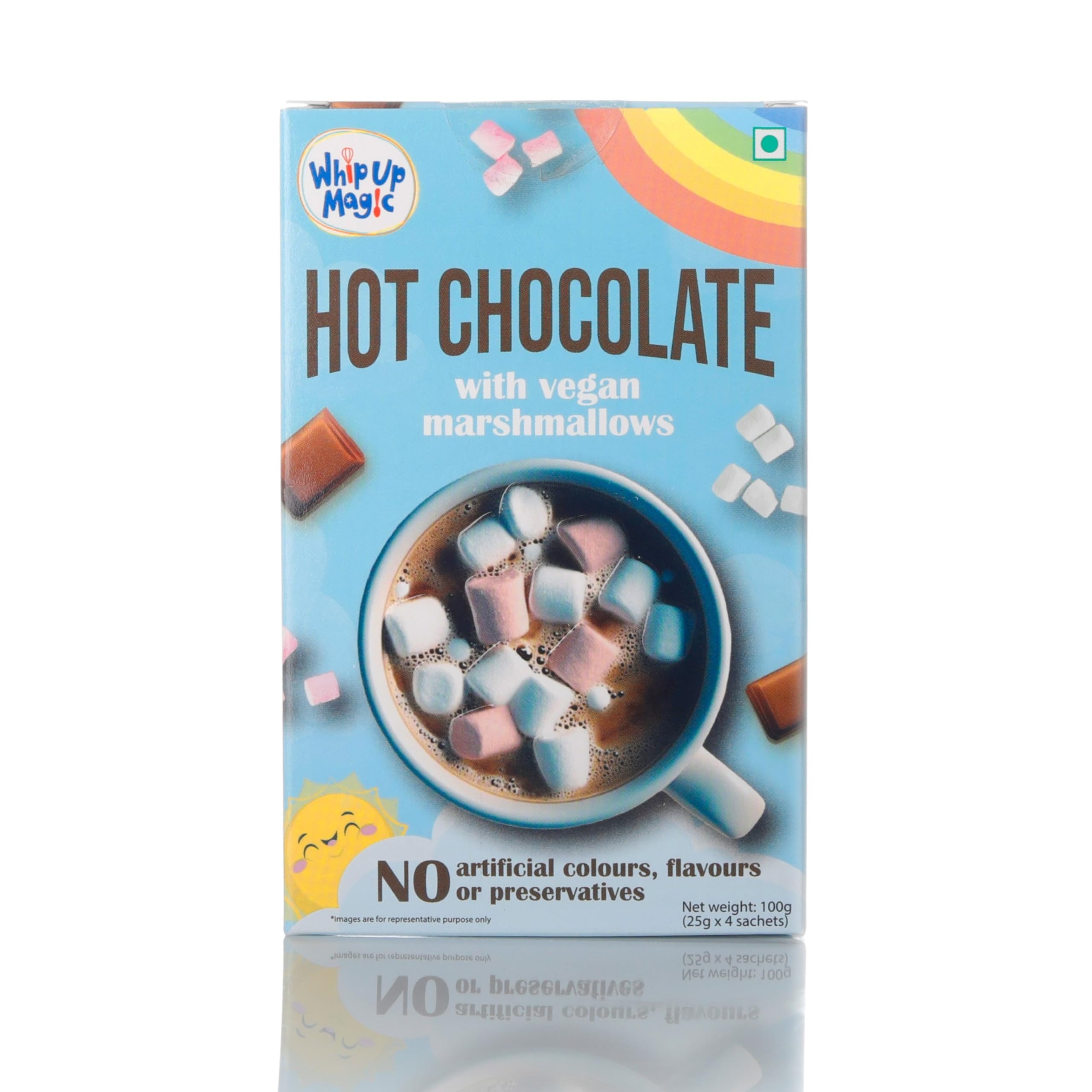 Whip Up Magic - Hot Chocolate With Vegan Marshmallows(4 Sachets X 25Gms) [Hot Chocolate | Vegan Marshmallows | Convenient Packaging| Individual 25G Sachets| ]. (B0CLSCTGNX) Amazon Price History, Amazon Price Tracker