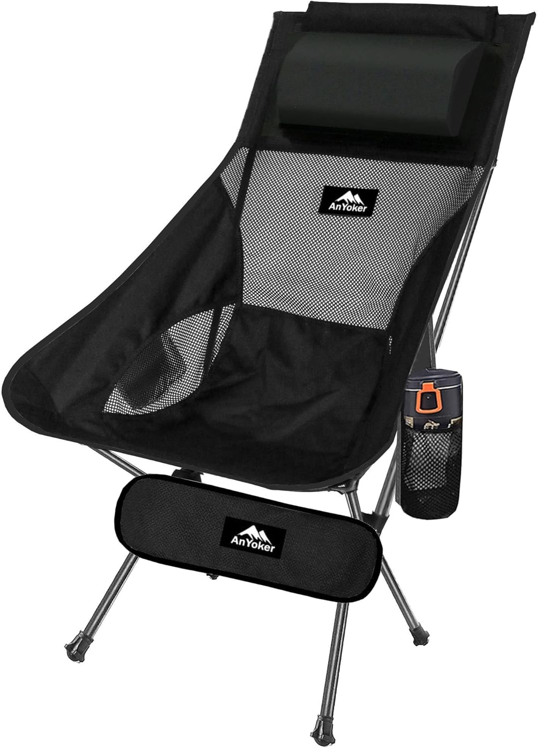 AnYoker Camping Chair, HighBack Compact Backpacking Chair