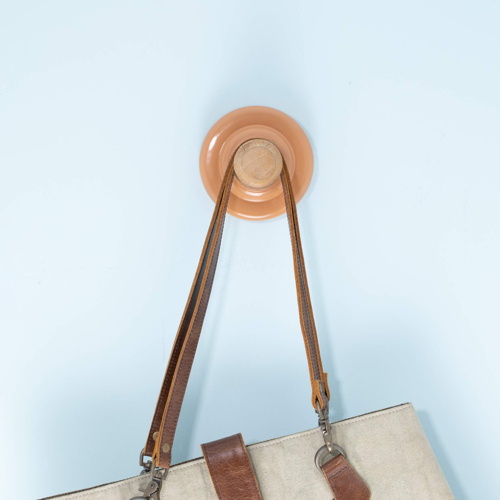 Ellementry Brick Red Wooden Hook; 10.25 cm x 10.25 cm x 9 cm; Brick Red