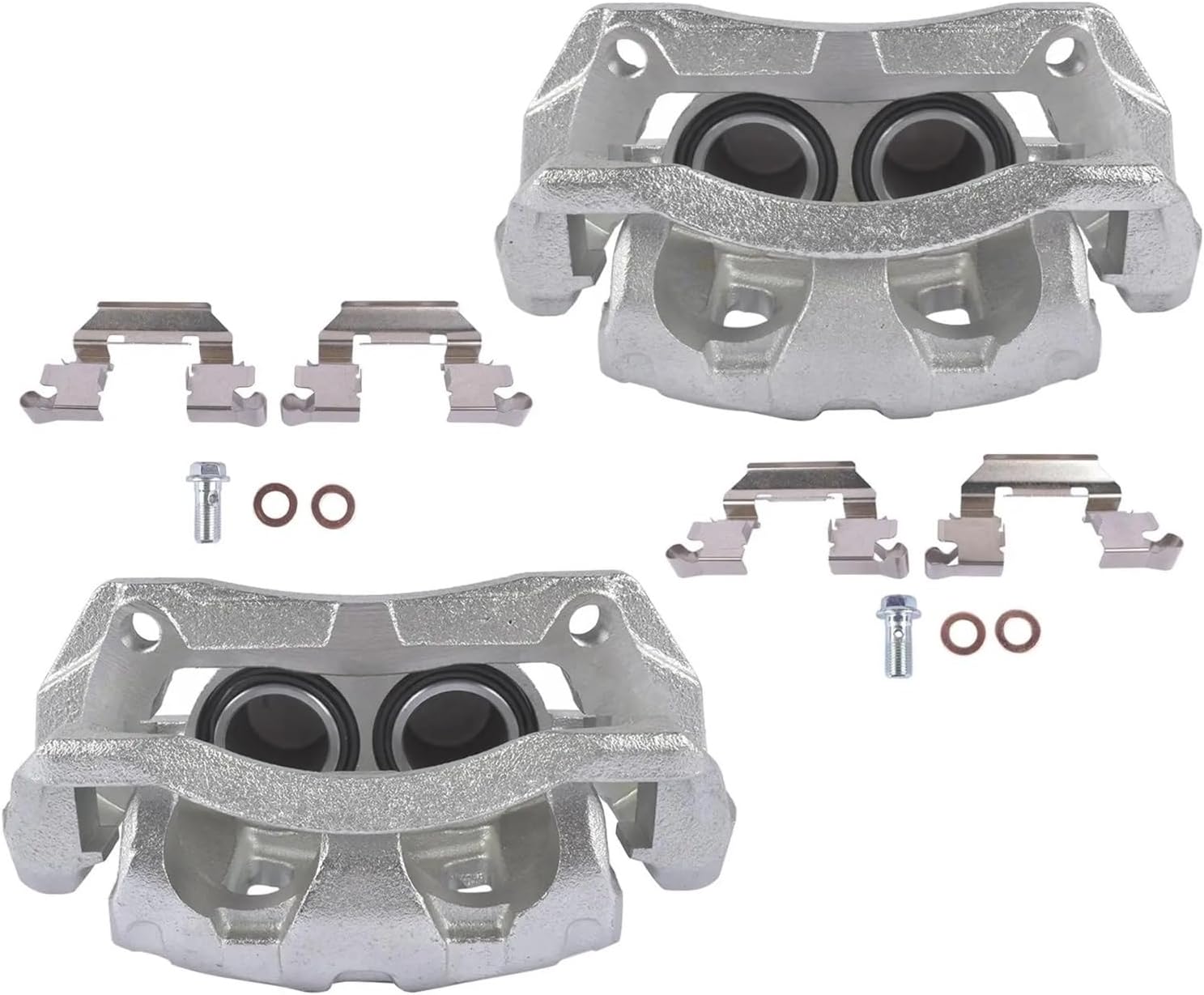AP03 Pair Front Disc Assembly With Bracket Compatible With Acura Models Compatible With CR-V 07-11, Compatible With Odyssey 05-10 45019SHJA01, 45019SHJA10