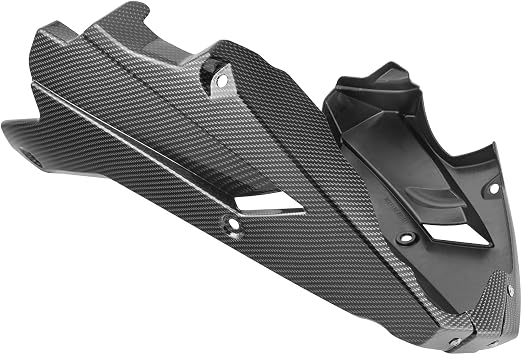 Motorcycle Bellypan Belly Pan Engine Spoiler Lower Panel Fairing Cowling Cover Body Frame Kit Protection for 2017 2018 2019 Kawasaki Z900 ZR900 Z ZR 900 Accessories 17-19 Carbon Look