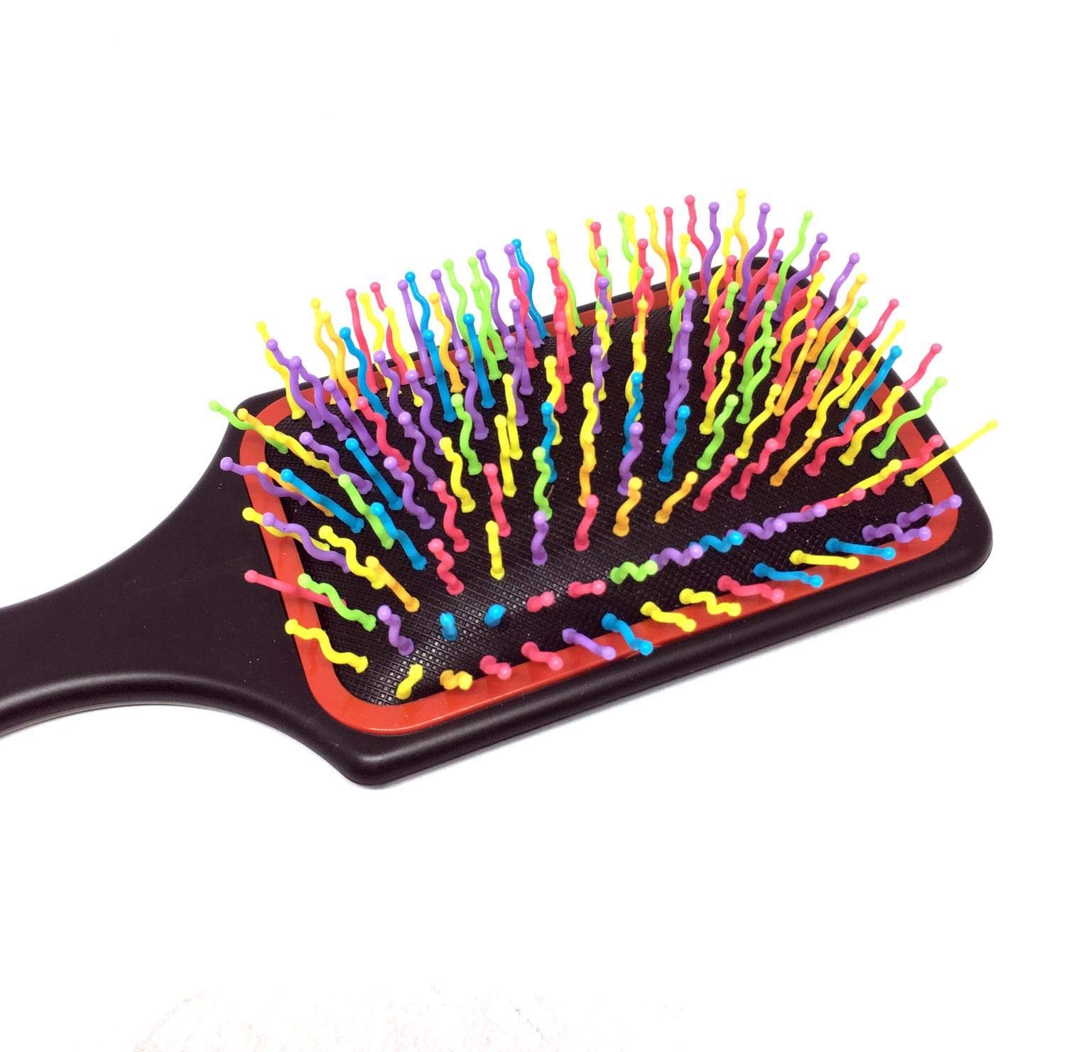Buffer Pratik Renkli Uçlu Plastik Saç Fırçası Tarağı Ergonomik Tarak