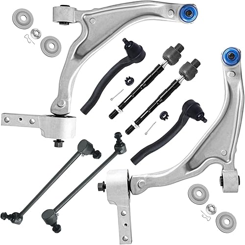 Miniatura 45 de Detroit Axle - Kit de suspensión delantera de 8 piezas para Toyota Sienna 2004-2010, brazos de control inferiores con rótulas interiores exteriores