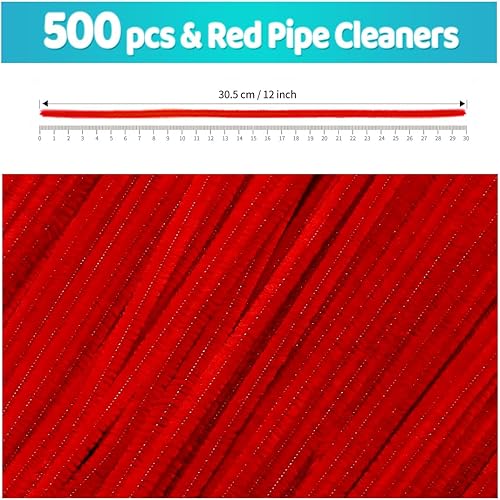 Vista 32 de Iooleem 200 limpiapipas marrones, tallos de chenilla, limpiadores de tuberías para manualidades, limpieza de tuberías para manualidades, suministros