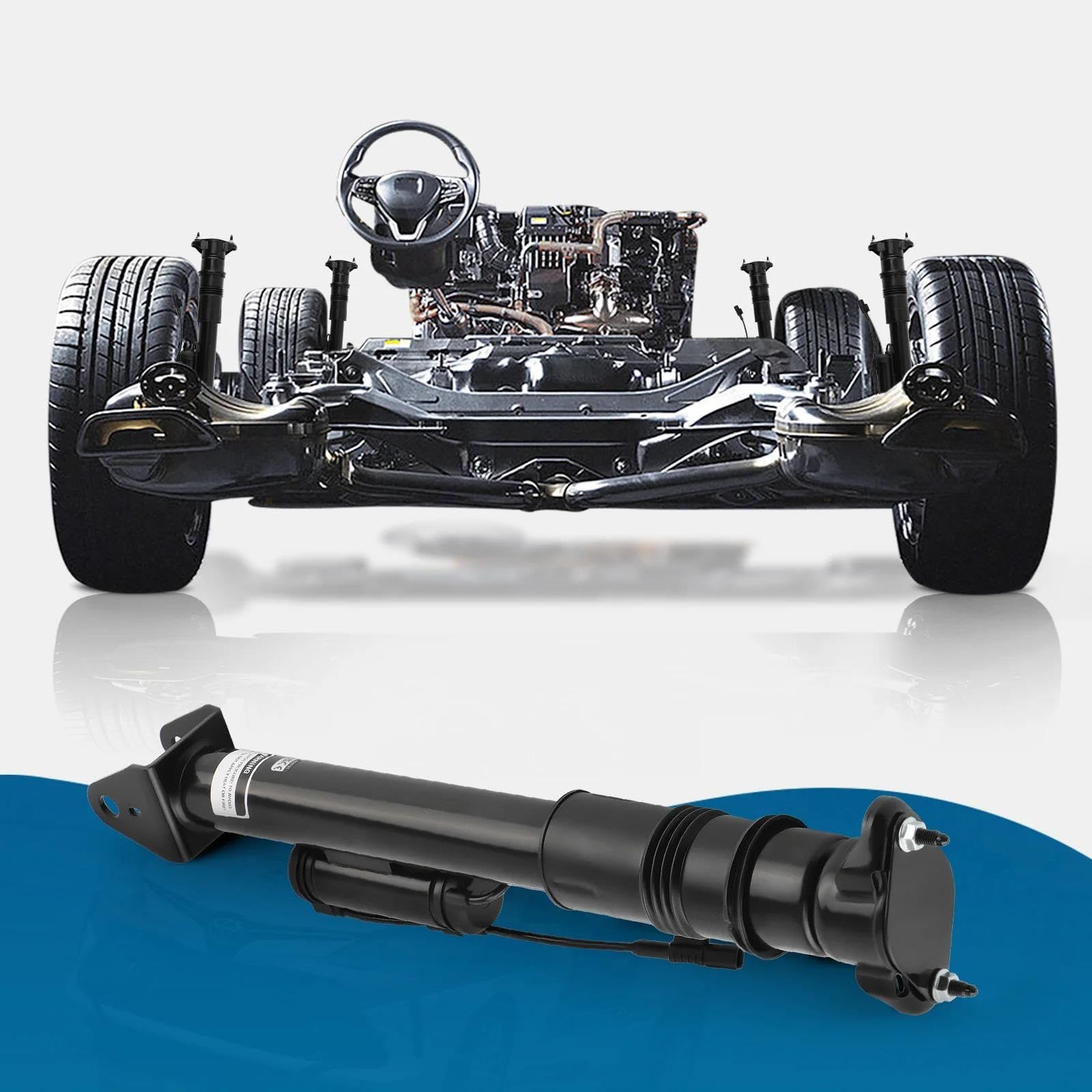 Suspensión Neumática Amortiguador Trasero Para Mercedes GL ML Clase W164 X164 GL320 350 ADS Para ML320/350 GL450 GL550 1643200731 Suspensión Neumática Suspensión Neumática Choque