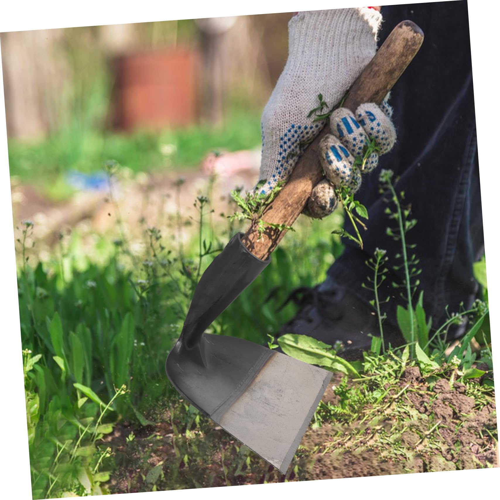 Cabeza de Azada de Jardín de Acero, Herramienta Multiusos | Suelo en Jardinería y Huertos, Resistente Deformación, Útil para Excavar y Desherbar