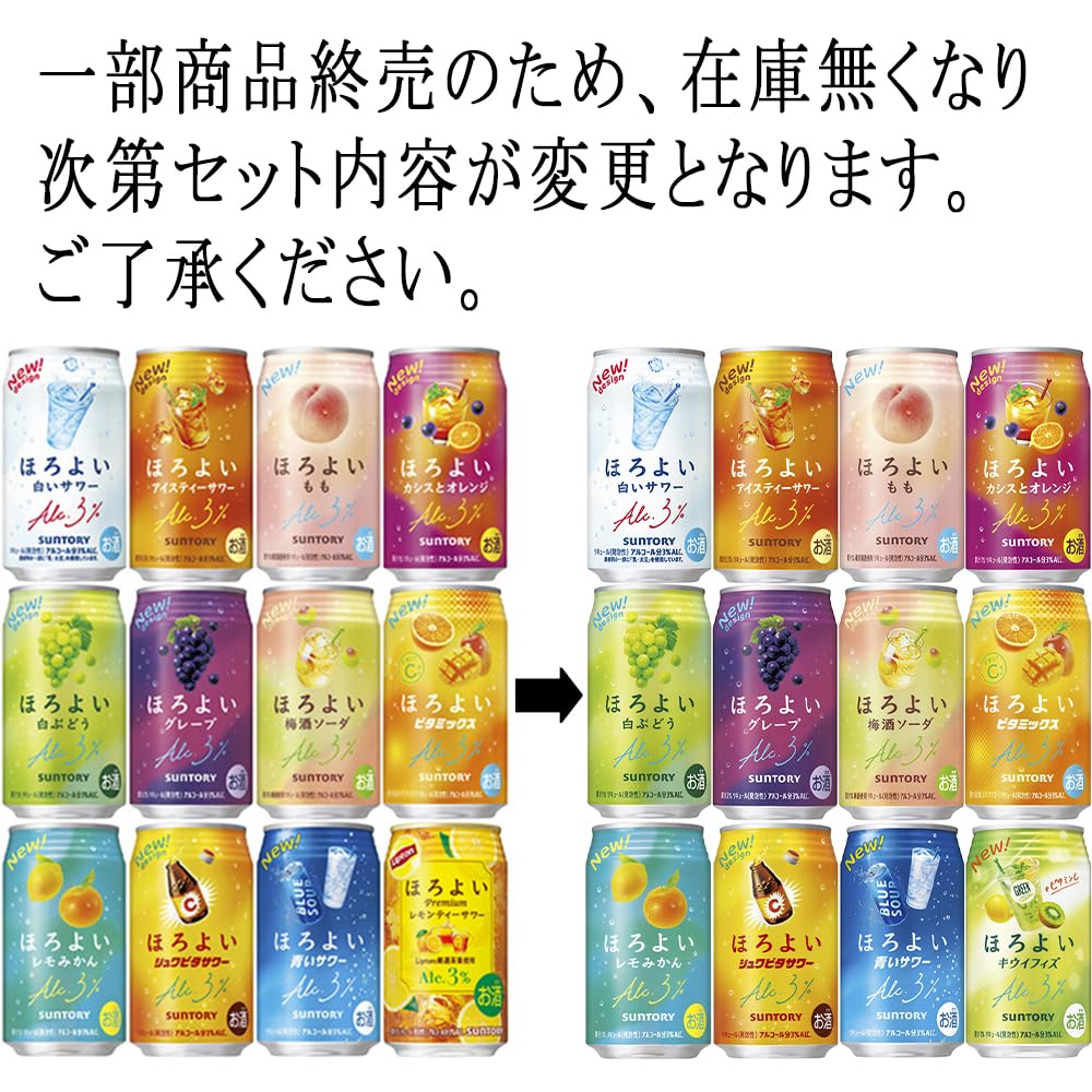Amazon.co.jp: （10/1酒税改正値上げ）サントリー ほろよいシリーズ 12