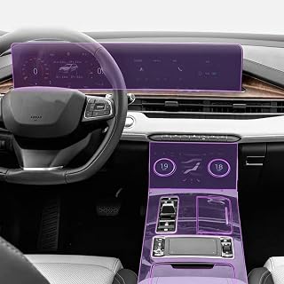 NBHB Película Interior do Carro Painel de instrumentos Shift console central Anti-risco transparente TPU PPF Filme, para Vantas Exeed LX 2019-2023