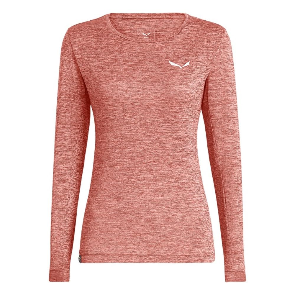 Salewa Puez Melange Dry Tee W, Desert Pink Melange, L