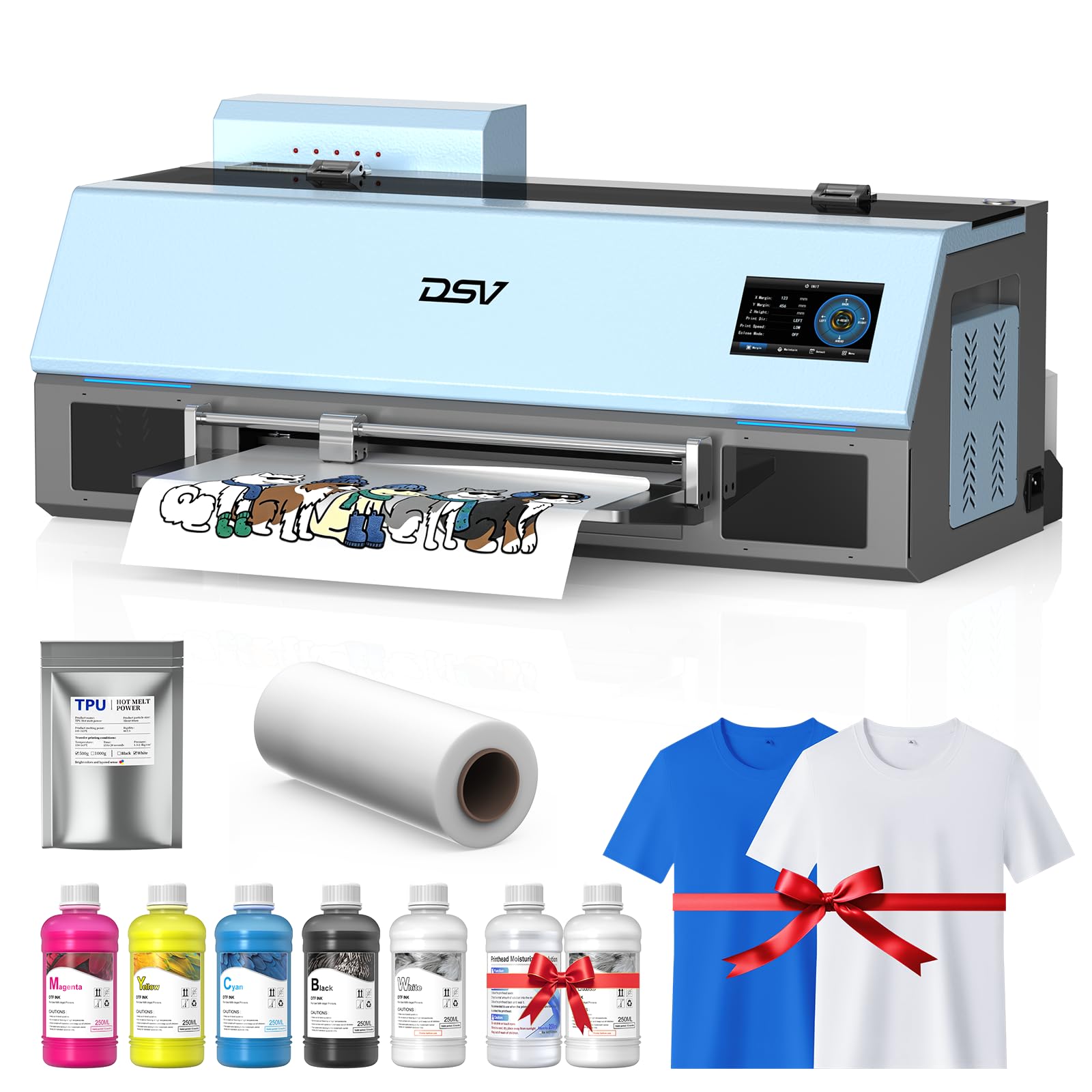 DSV A3 DTF Printer F1080 Printhead
