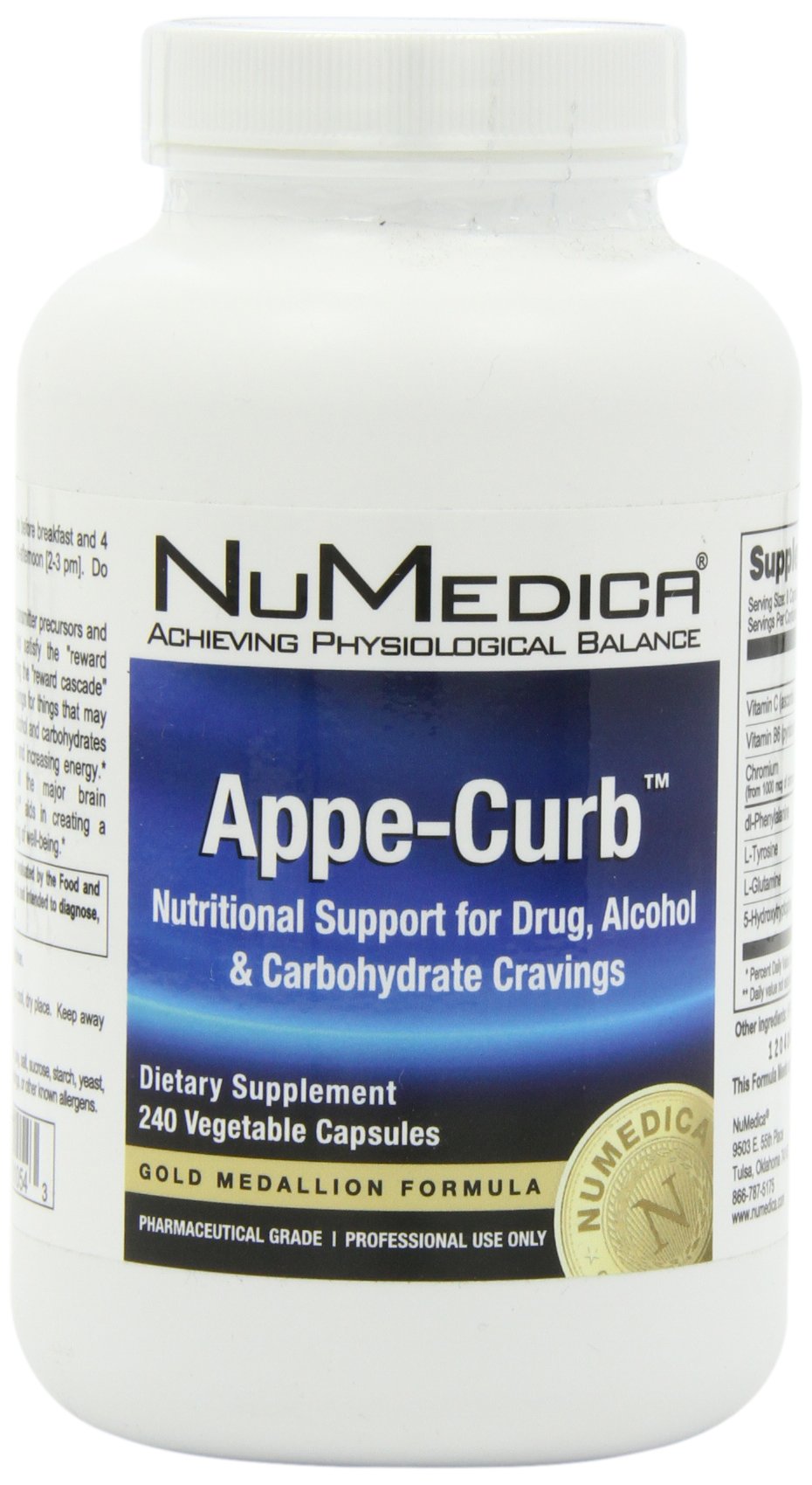 NuMedicaAppe-Curb (Large) - 240 Vegetable Capsules