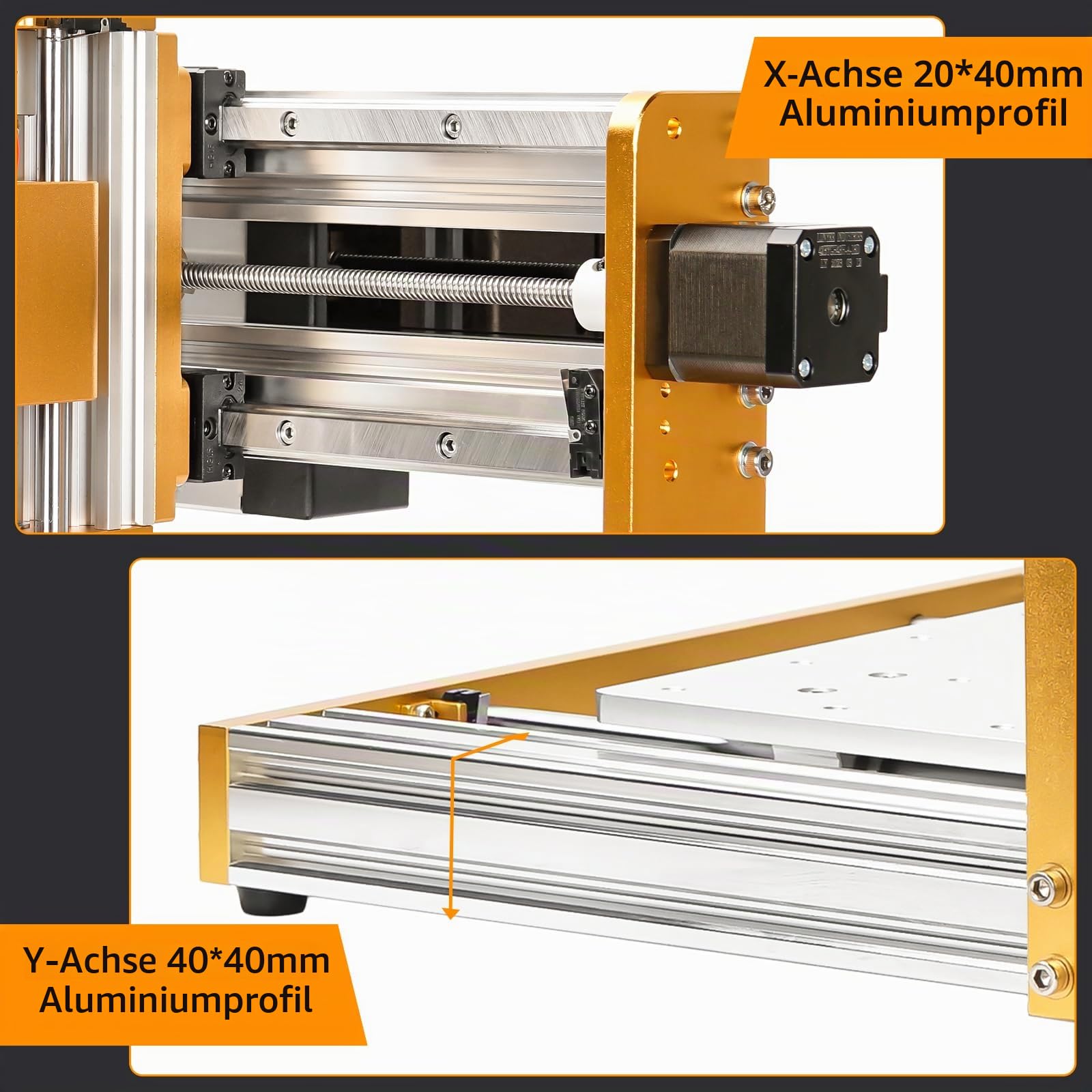 Lunyee 3018 Pro Ultra CNC-Fräsmaschine, 500 W All Metall fräsmaschine, verbesserte 3-Achsen-Graviermaschinen-Endschalter und Not-Aus mit GRBL-Offline-Steuerung für Metall, Holz, Acryl, PCB-MDF