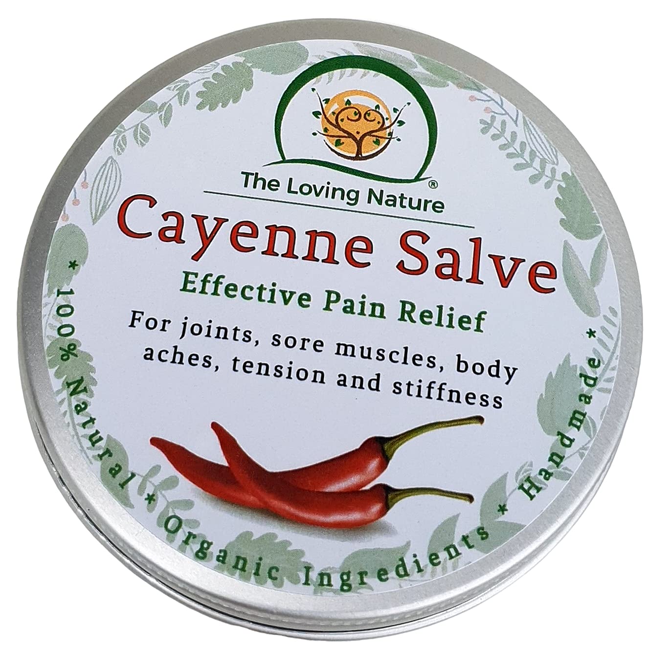 Buy Warming Muscle and Joint Pain Balm 100 Natural Cayenne Pepper Active Pain Massage Cream