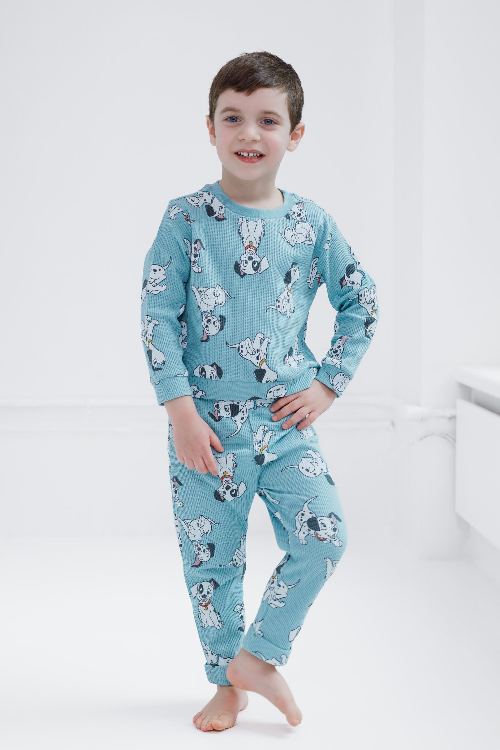 Disney Bluza z dzianiny waflowej i spodnie do biegania, zestaw strojów od noworodka do małego dziecka (0-3 miesięcy - 5)