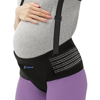 Pelvic Support Belt for Pregnancy & Postpartum - Adjustable Maternity Belt for Pelvic Pain Relief, Pelvic Floor Support and Prolapse Comfort Vulvar Varicosities Support - Professional Design with Maximum Support