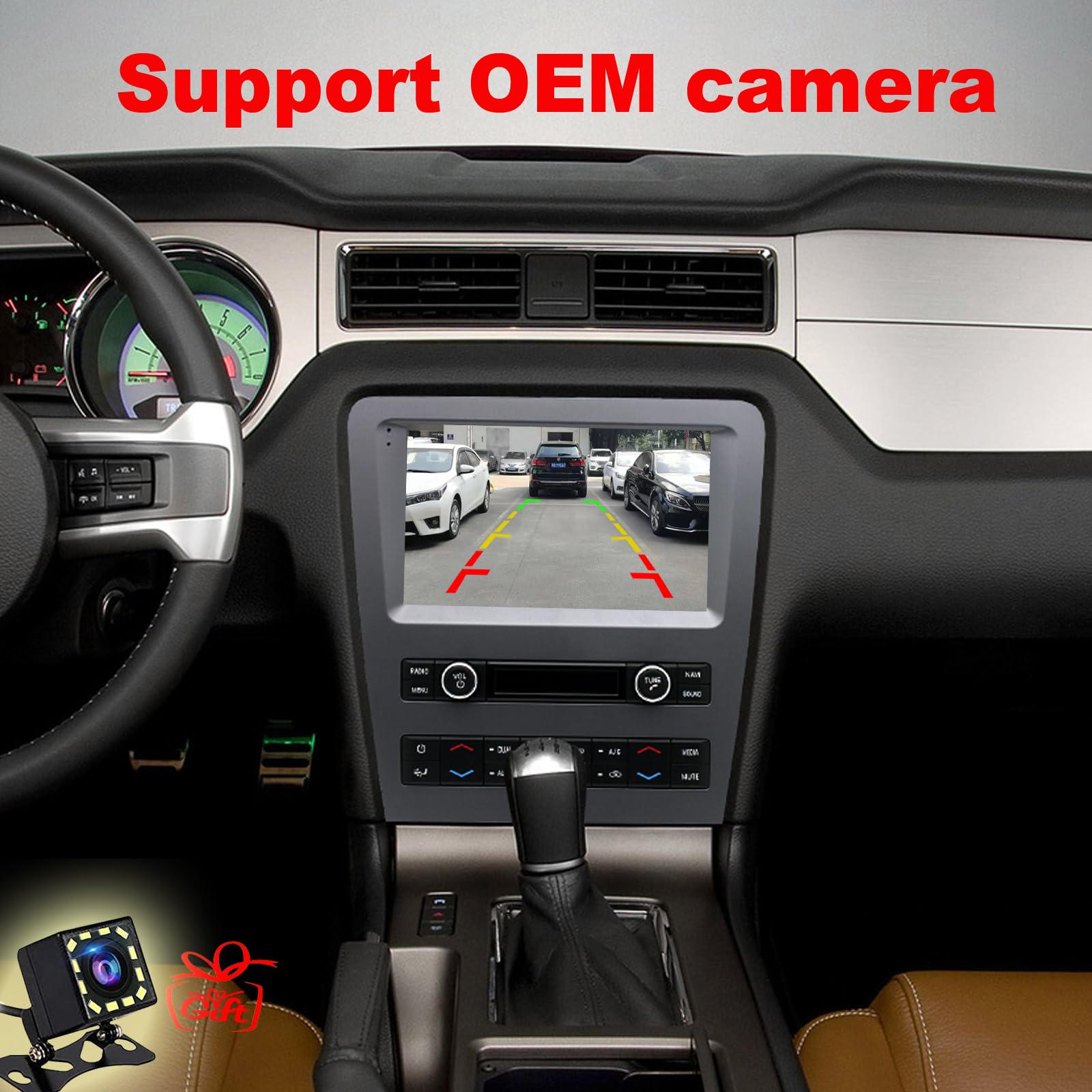 Amazon.com: QLED 8 Core For Ford Mustang radio upgrade 2010 2011
