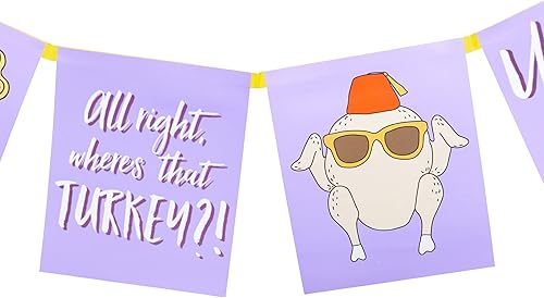 Miniatura 4 de Silver Buffalo Friends How You Doin Icons - Paquete de 10 banderas para fiesta, 5 x 6 pulgadas