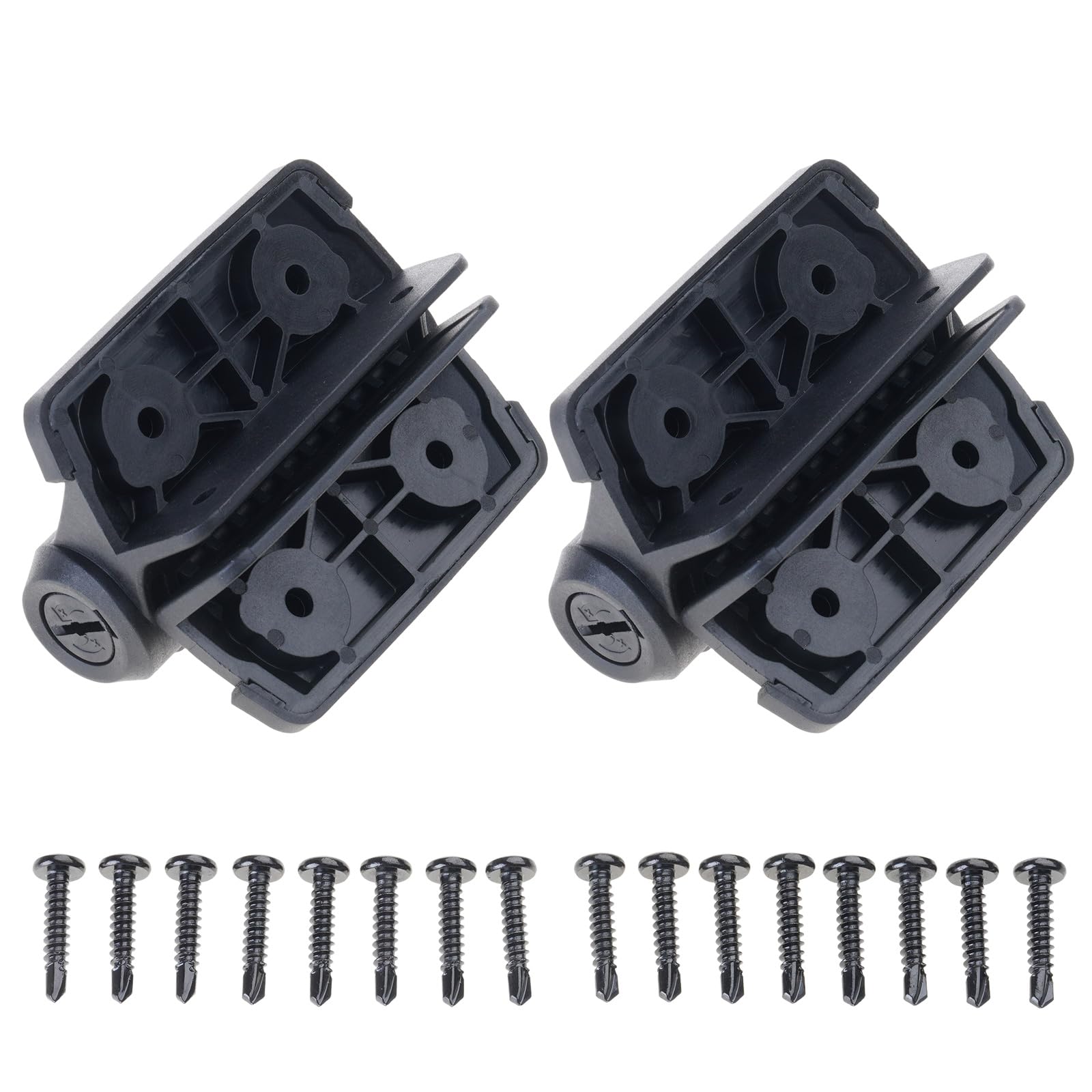2Pcs Auto Closing Gate Hinge Hardware Heavy Duty Weatherproof Gate Hinges for Auto Closing Metal, Wood Enduring Hinge Hardware for Metal