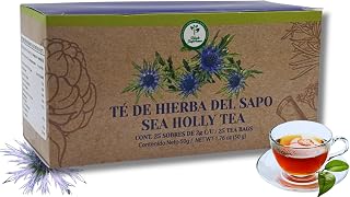 Té de Hierba del Sapo (Mexican Thistle Tea) - 25 Bags - 100% Natural, Vegan - Hecho en Mexico