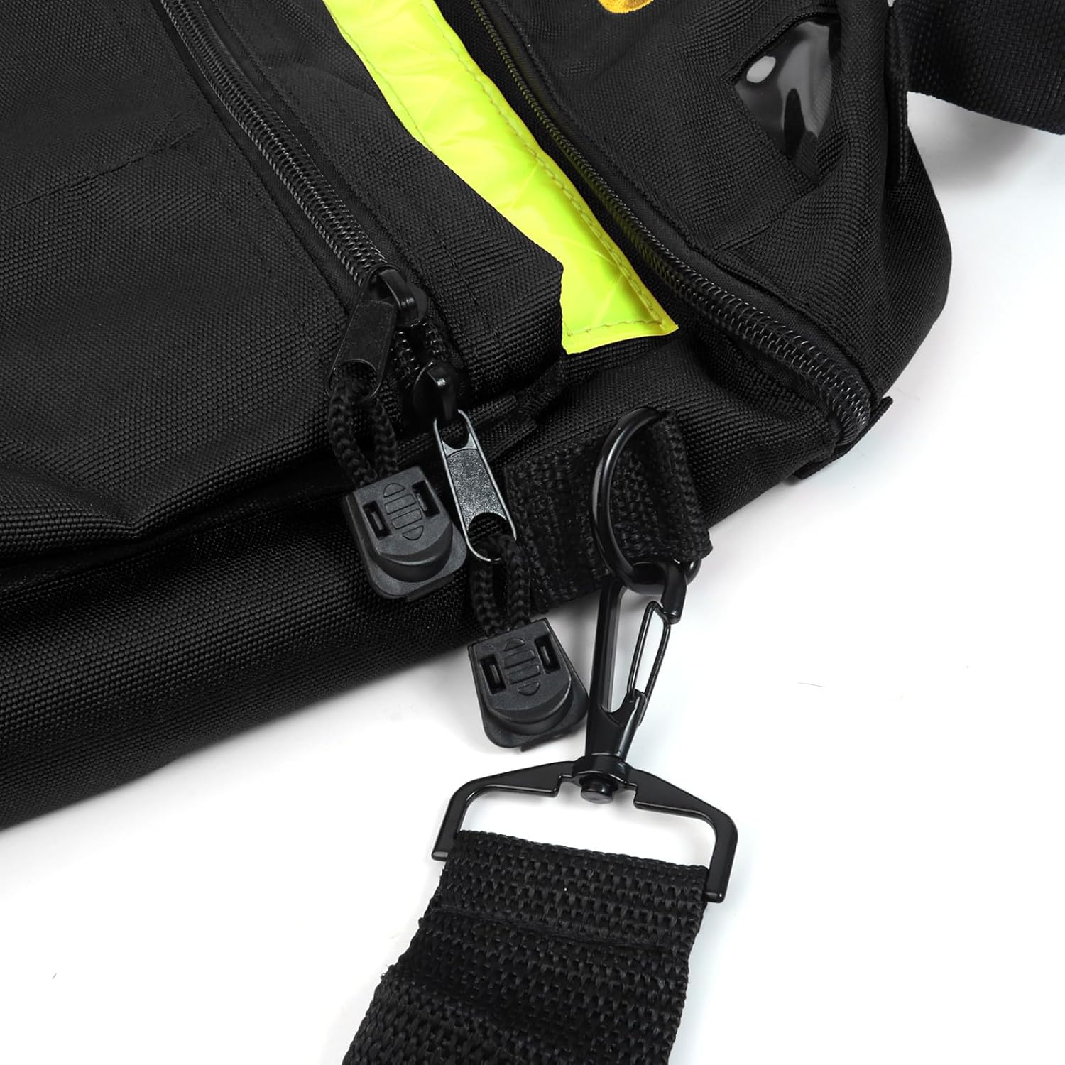 First Aid Bag AED Medical 1st Aid Empty Rescue Defibrillator First Responder Bags for Emergency Critical Healthcare Protection (Bag Only) (Black)