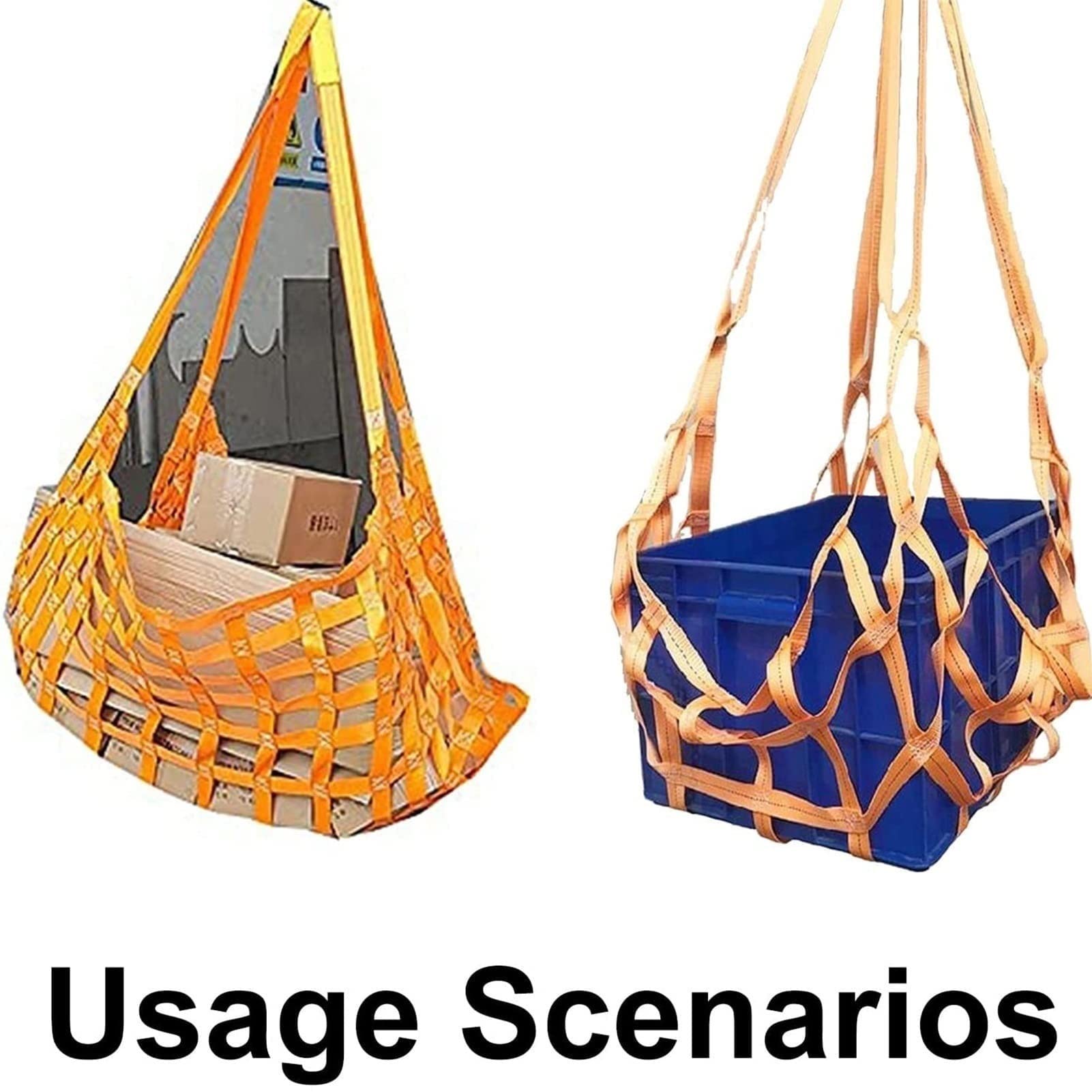 Red De Carga De Palés - Correas De Red De Elevación, Red De Eslinga De Carga De Poliéster, Red De Elevación De Carga para Carga Y Descarga, Red Colgante De Carga, Red De Elevación De Carga