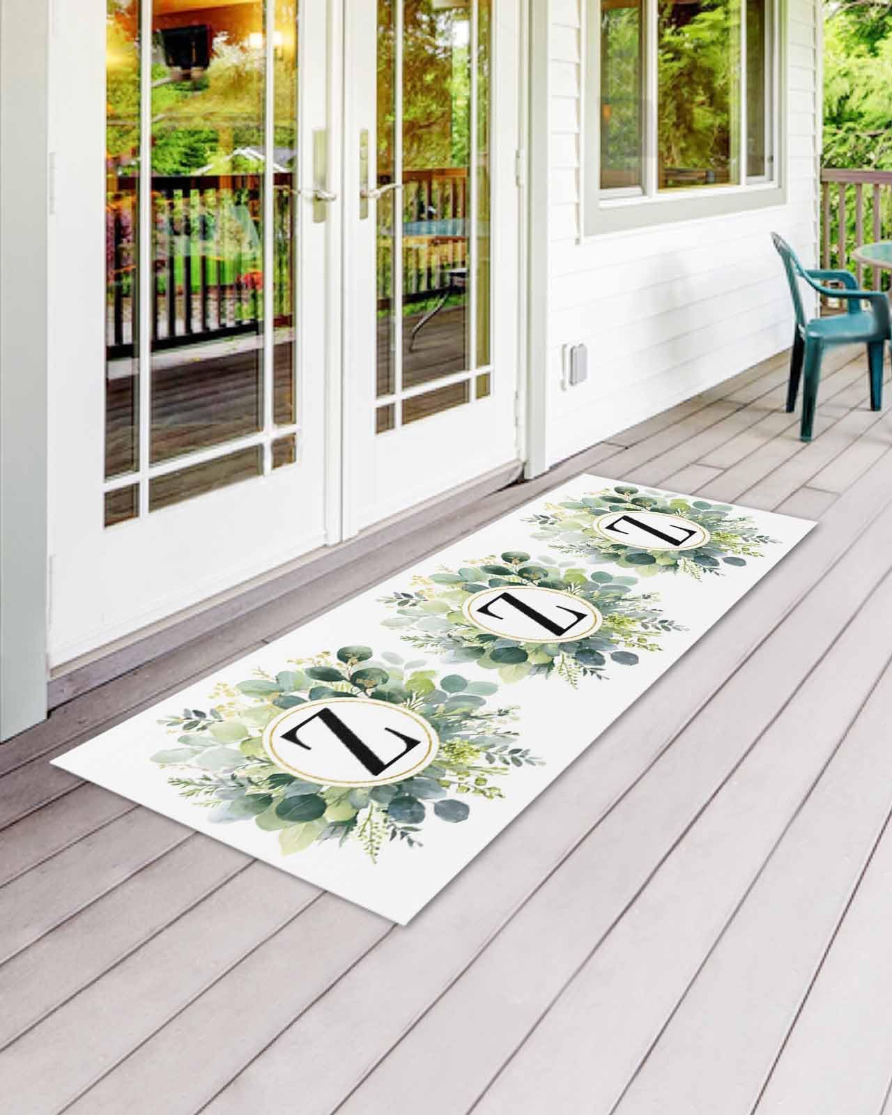 Amazon.com: Letter Z Front Door Mat Entryway Rug 20x63 Inch