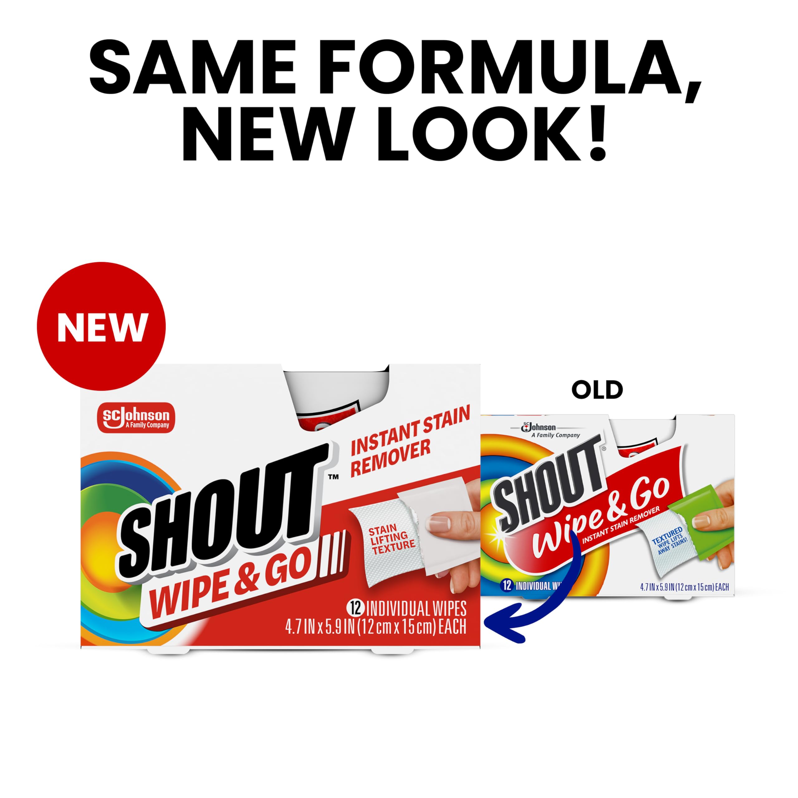 Wipe & Go Instant Stain Remover - 12 CT (Pack - 6)