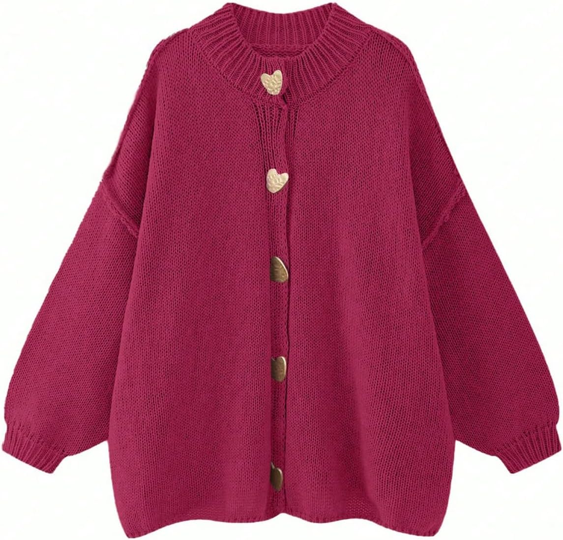 SOLY HUX Cardigan Sweaters for Women Button Down Long Sleeve Chunky Knit Loose Casual Trendy Outerwear - Image 4