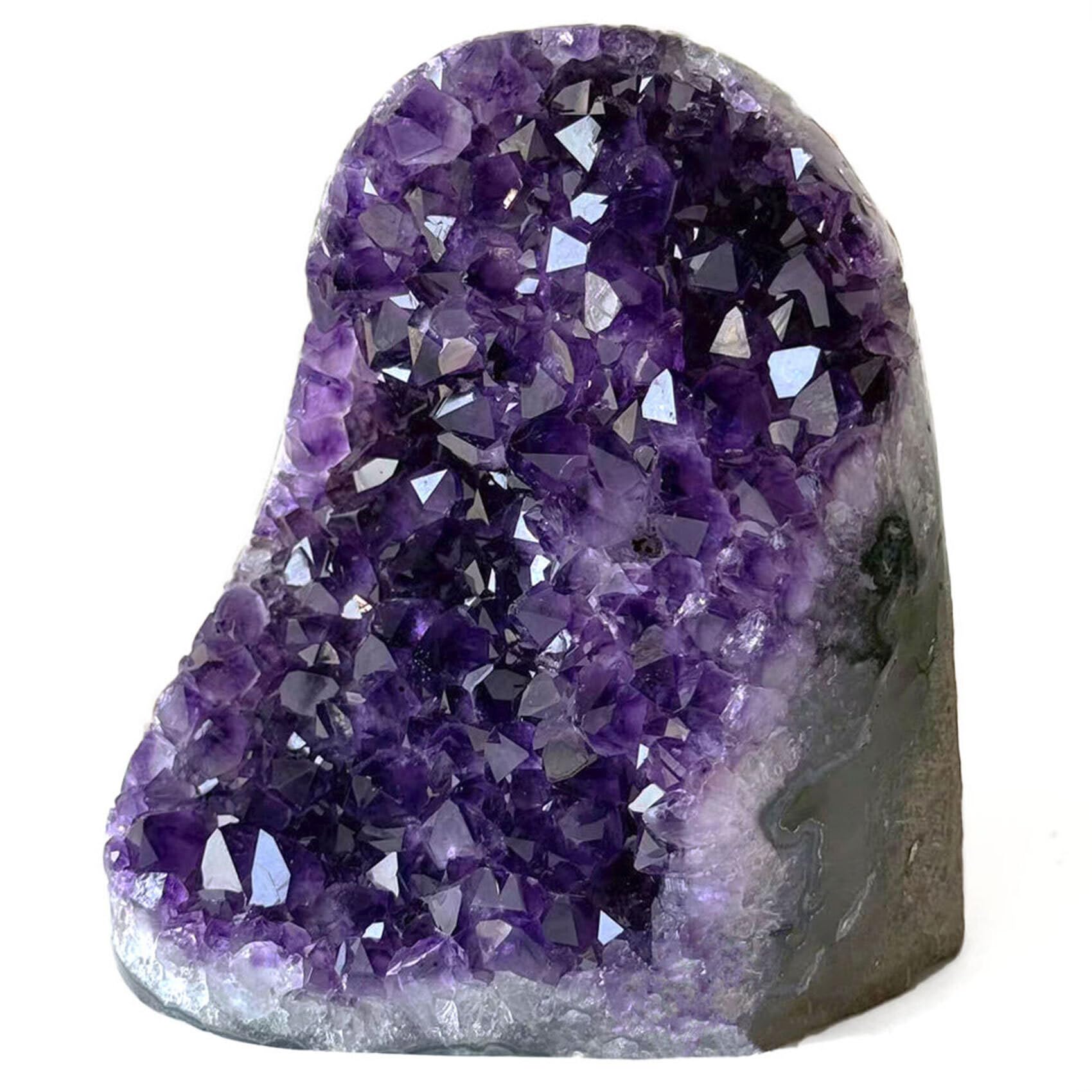 Amethyst Crystal Geodes Purple Crystals Rock Cluster Quartz Raw Healing Crystals 2-2.5LB
