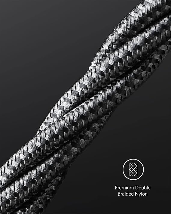 Anker 100W USB C to USB C Cable, 2-Pack Fast Charging Cable (Black,1m)
