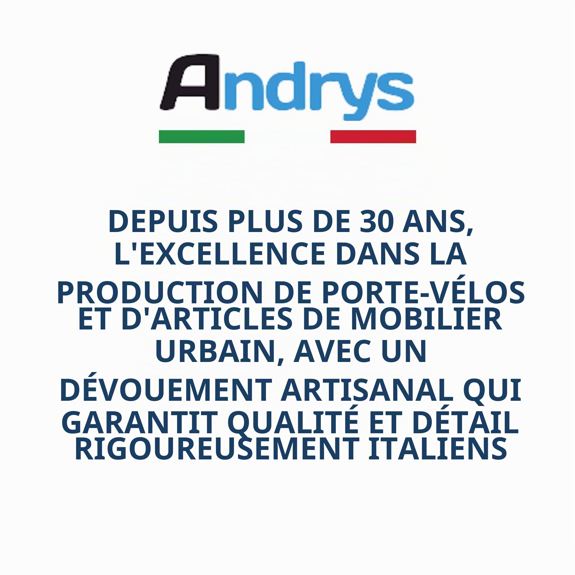 Porte-vélos mural 4 places Démontable avec anneaux pour cadenas